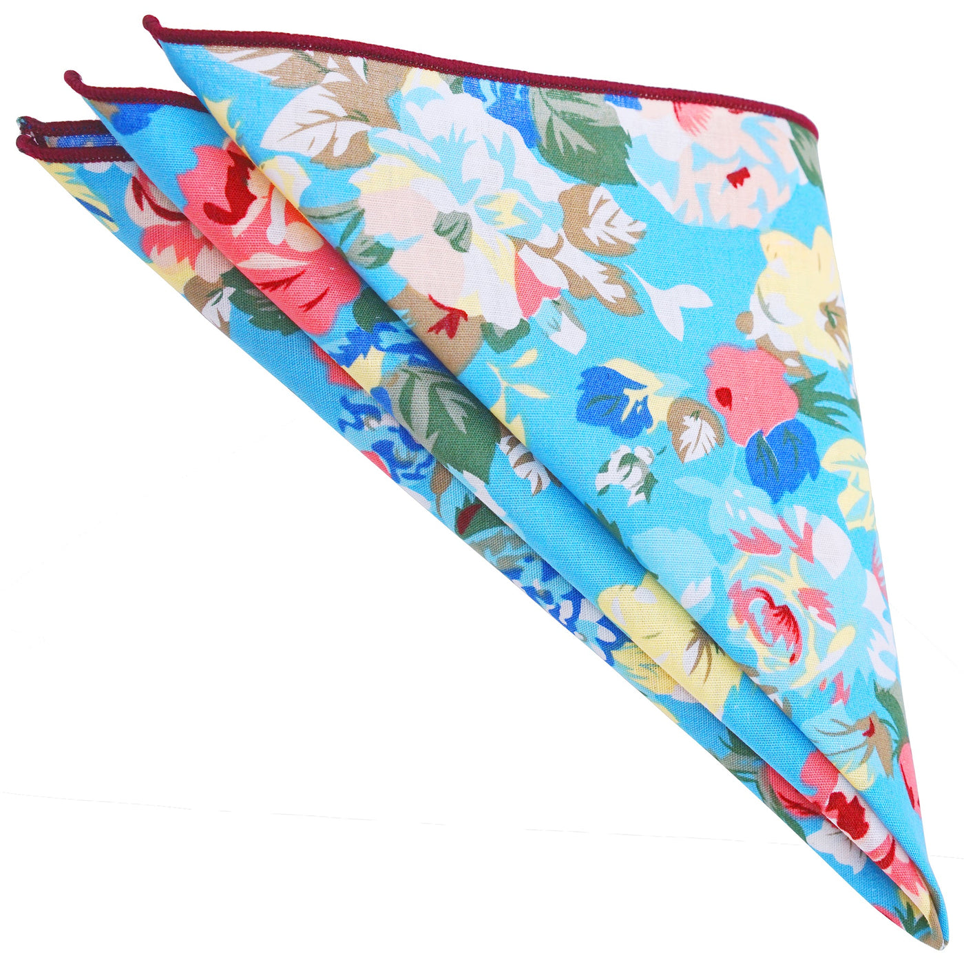 aqua-floral-pocket-square