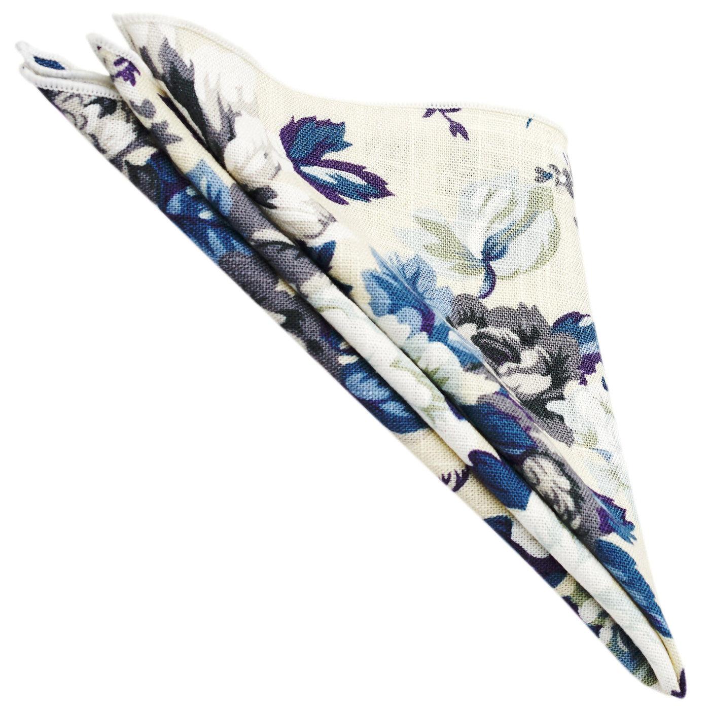 beige-blue-floral-pocket-square