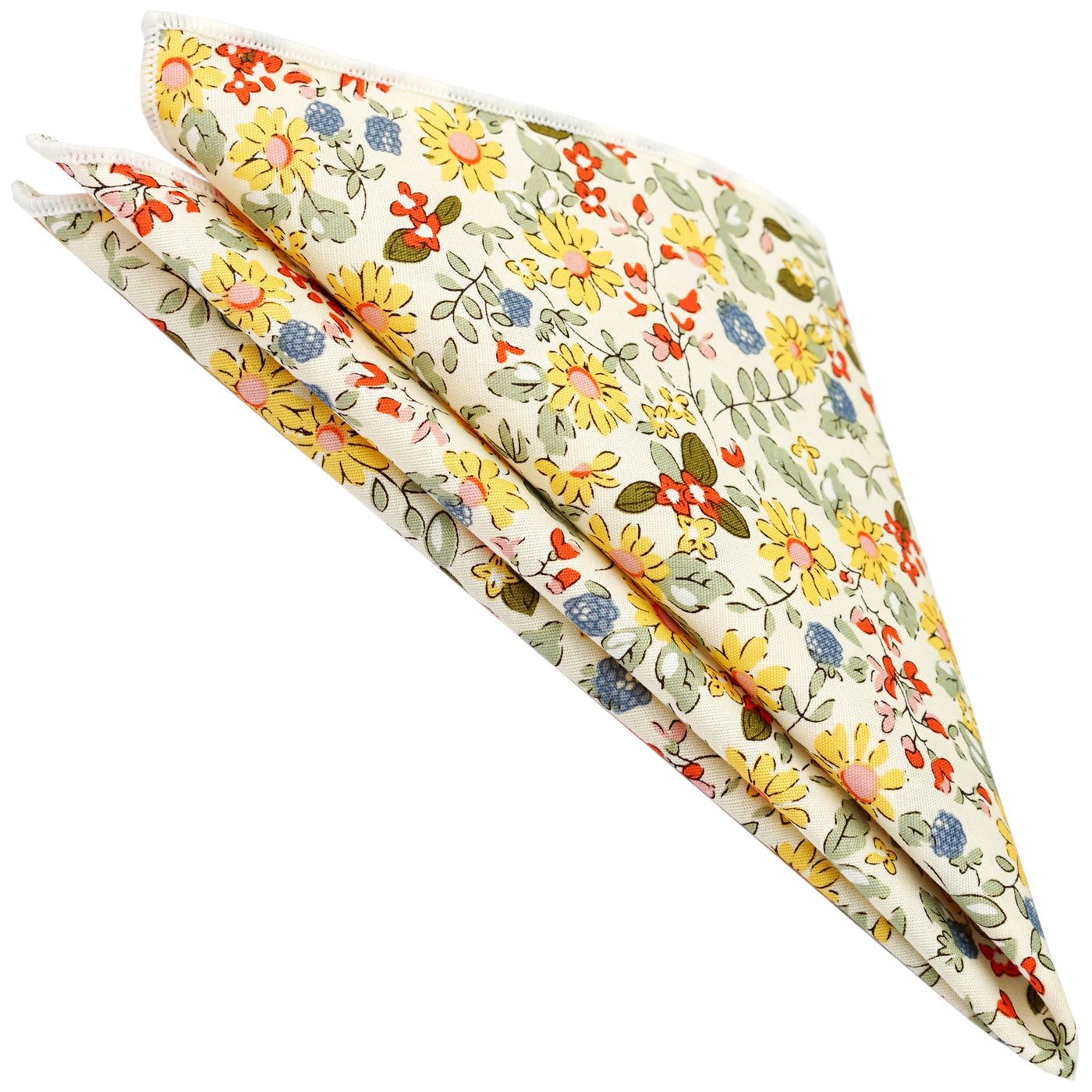 beige-yellow-floral-pocket-square