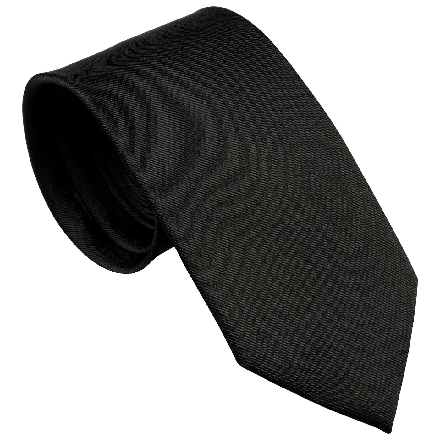 black-extra-long-solid-necktie