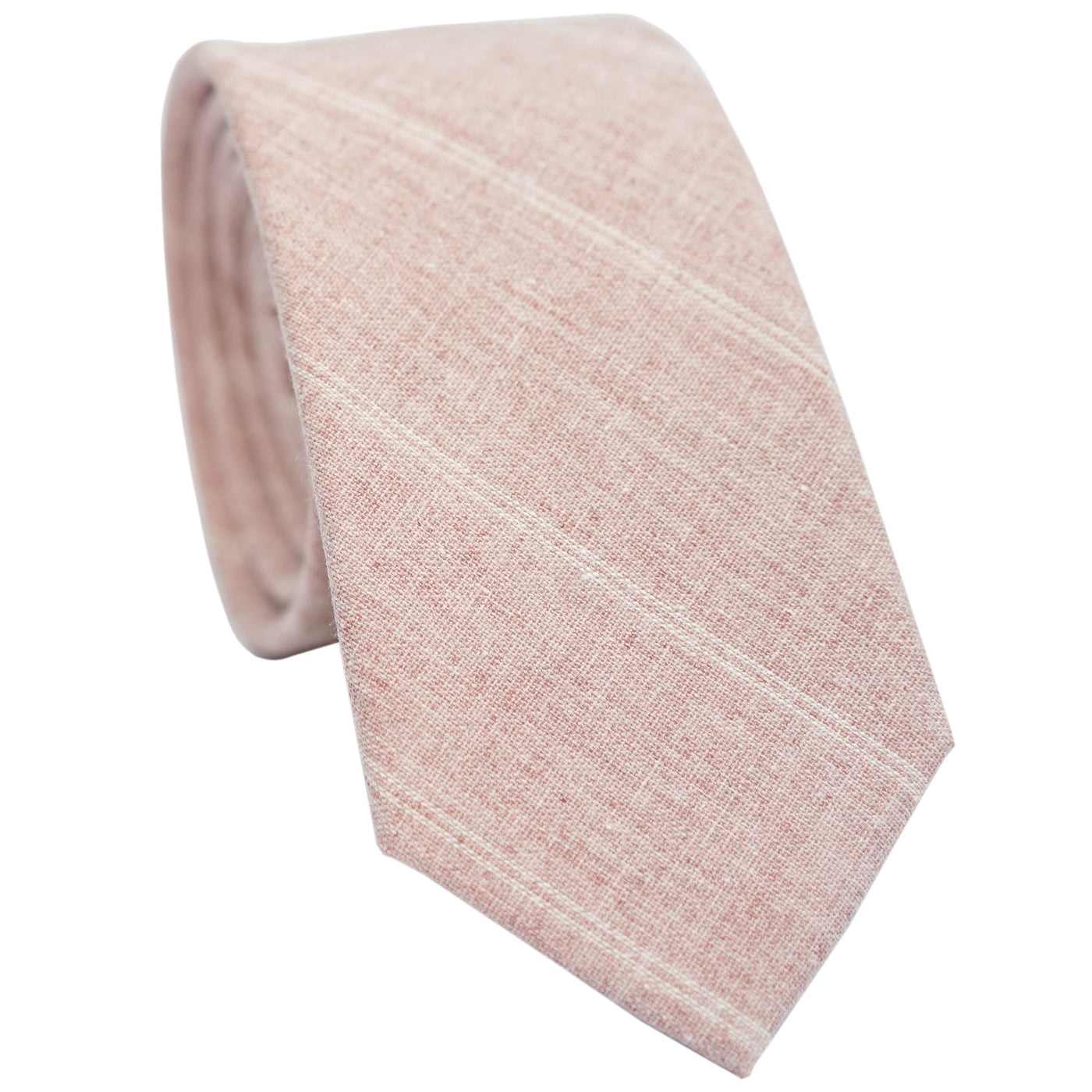 blush-skinny-cotton-striped-necktie