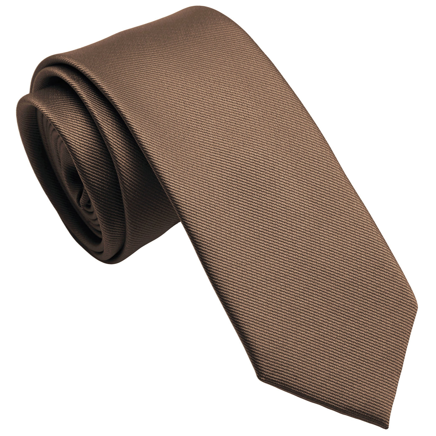 brown-skinny-solid-necktie