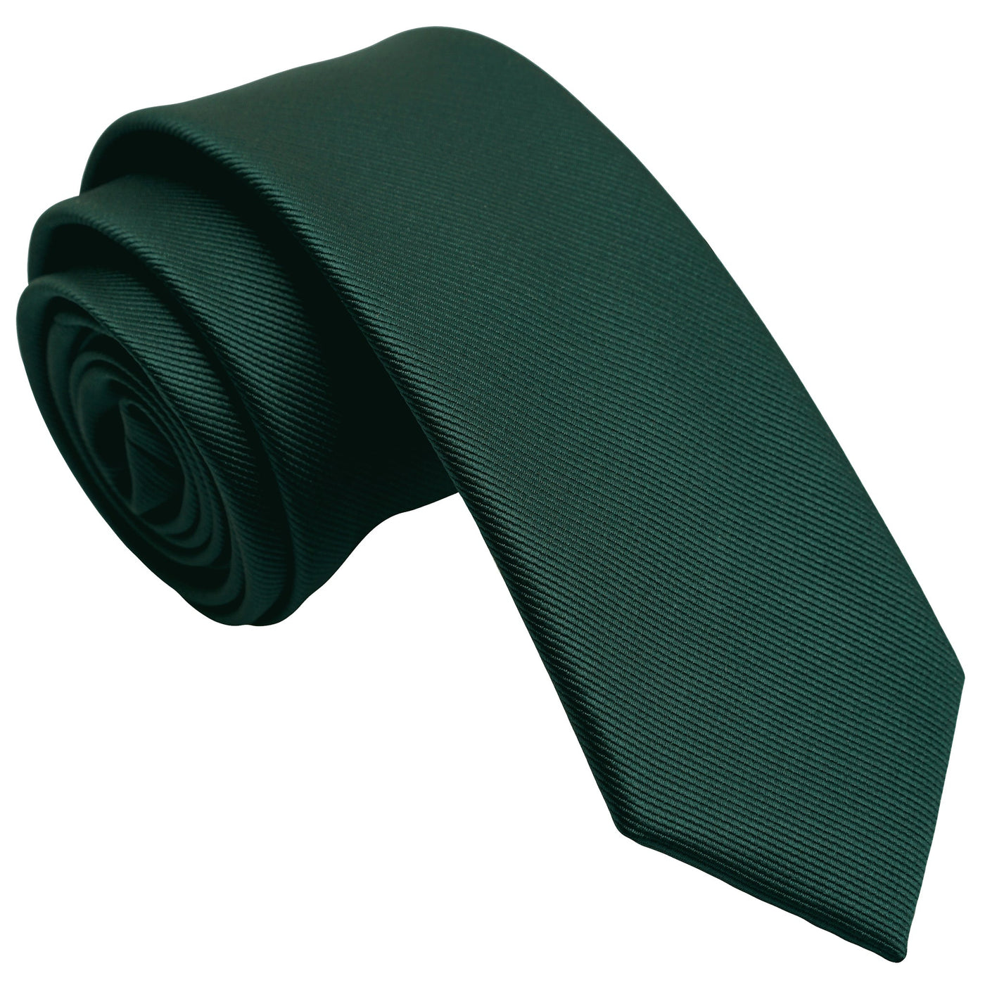 hunter-green-skinny-solid-necktie