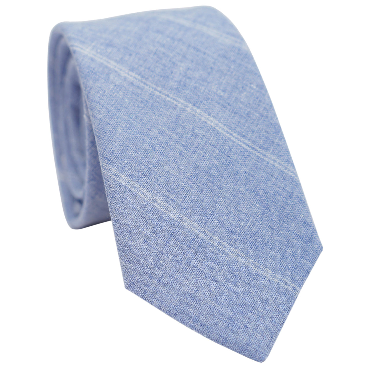 light-blue-skinny-cotton-striped-necktie