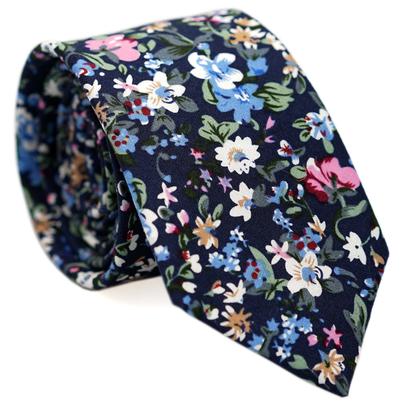 navy-daisy-skinny-floral-cotton-necktie