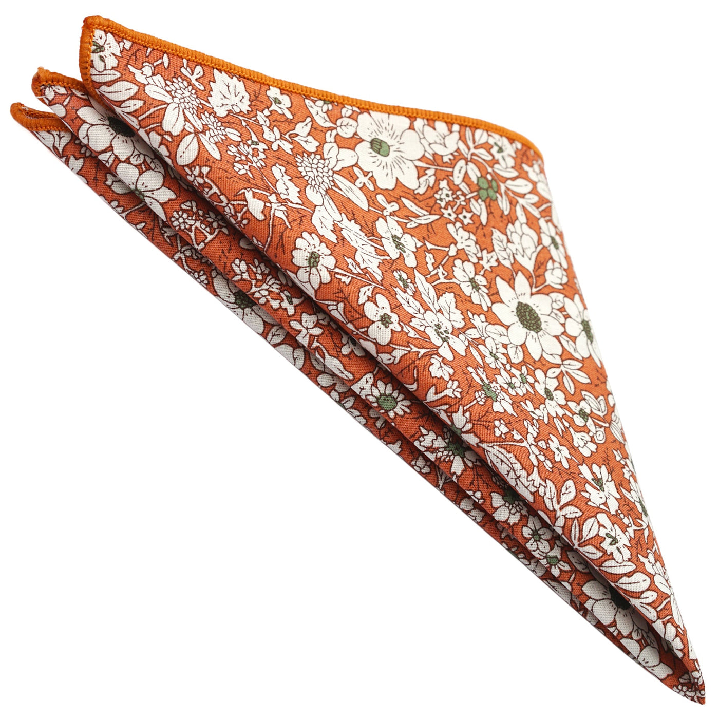 orange-floral-pocket-square