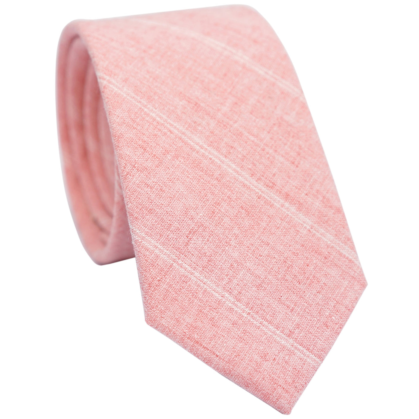 pink-skinny-cotton-striped-necktie