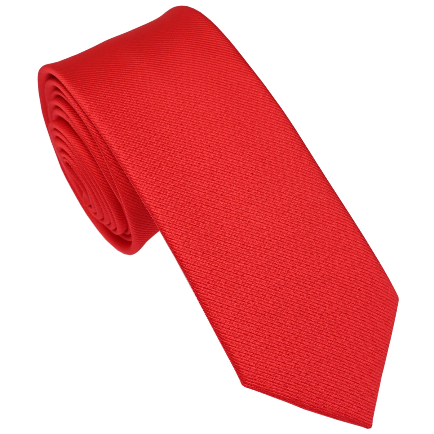 scarlet-red-skinny-solid-necktie