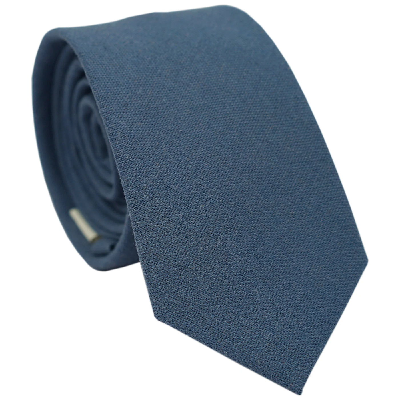 steel-blue-skinny-cotton-necktie