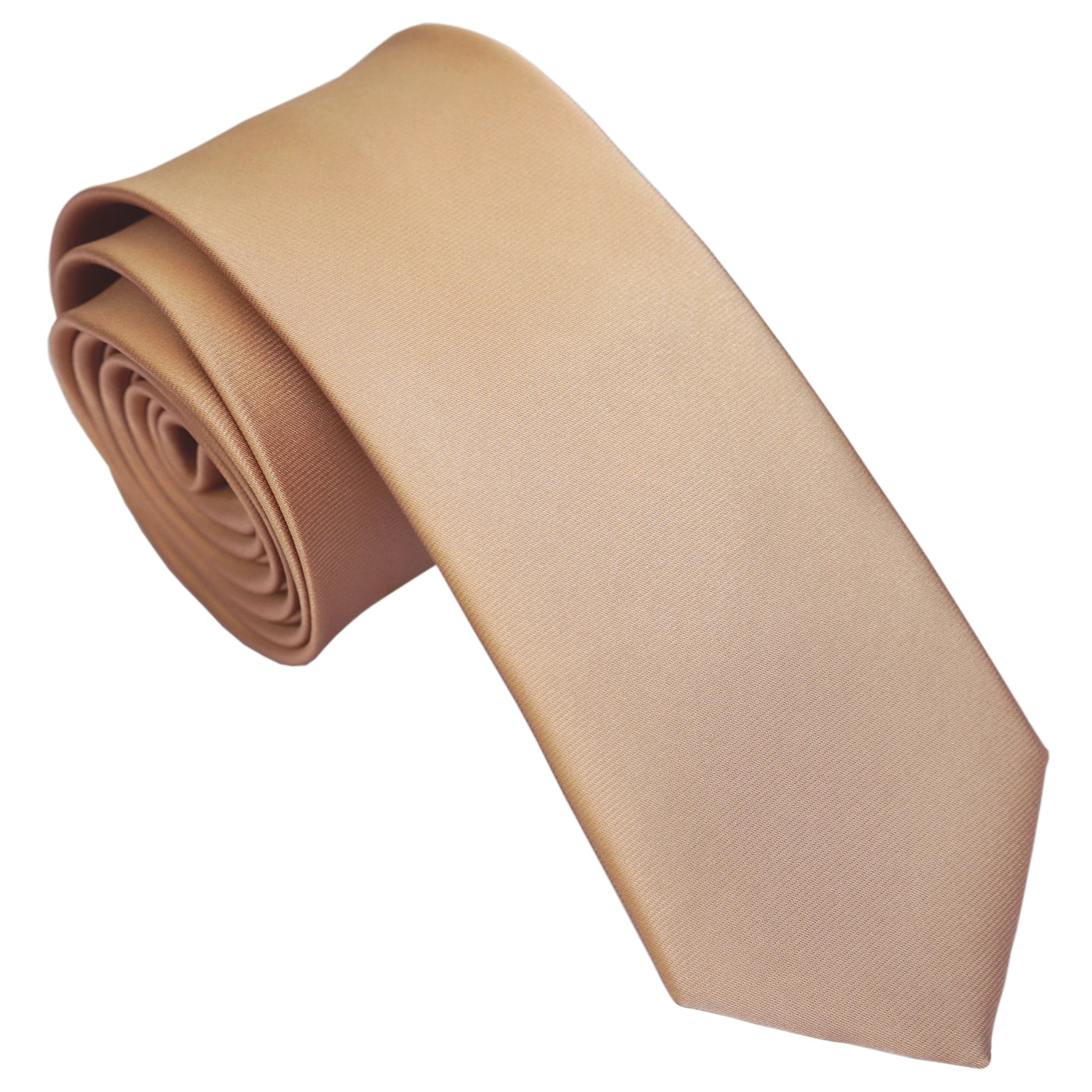 tan-skinny-solid-necktie